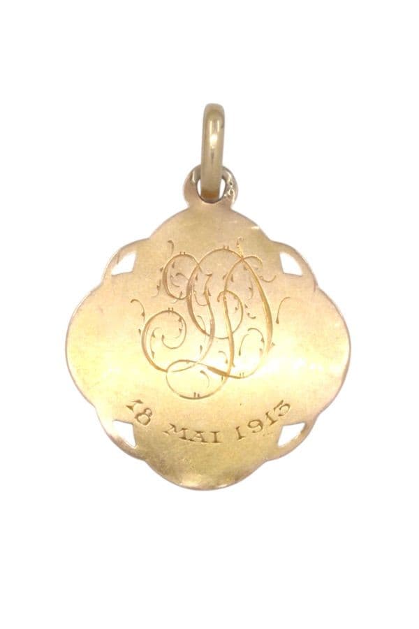 MÉDAILLE ANCIENNE CALICE — vue 2