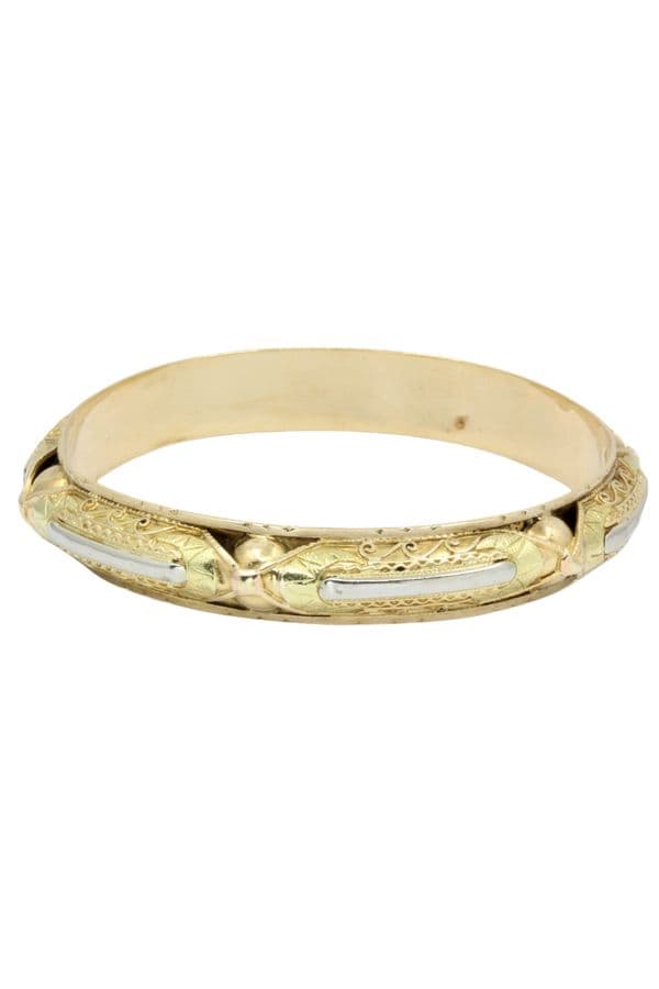 BRACELET JONC ORIENTAL 3 ORS — vue 1