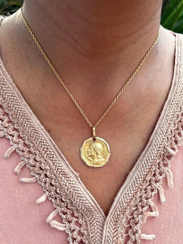 MÉDAILLE CHRIST ANCIENNE — vue 2