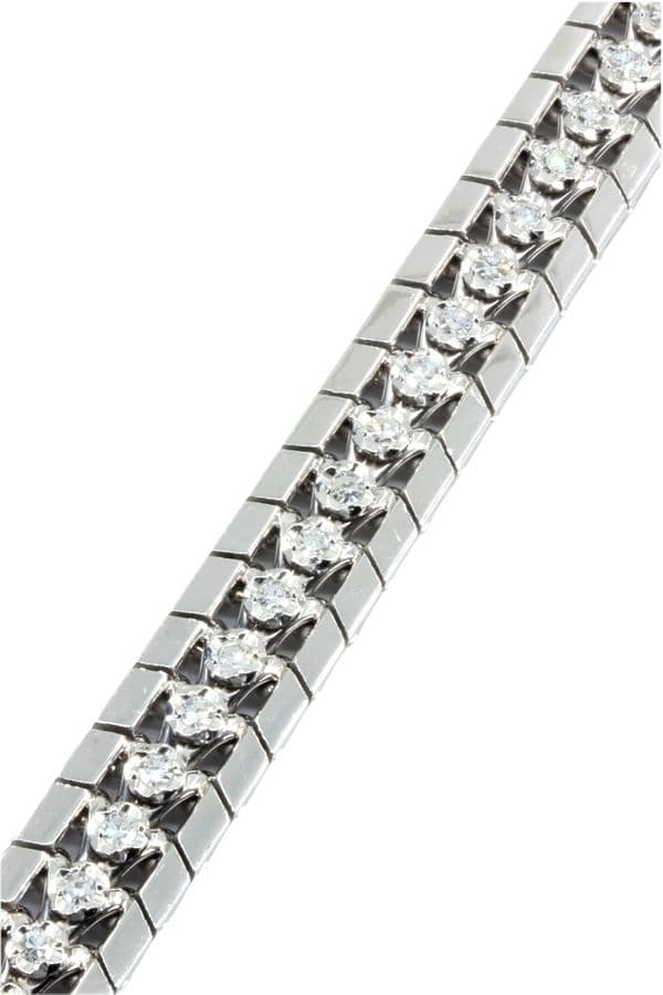 BRACELET LIGNE DE DIAMANTS — vue 3