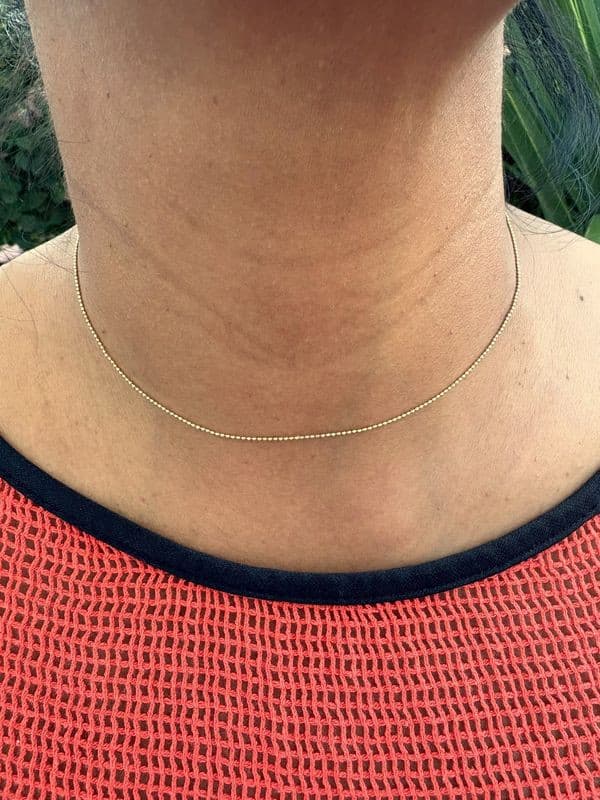 CHAINE MAILLE BOULES — vue 2