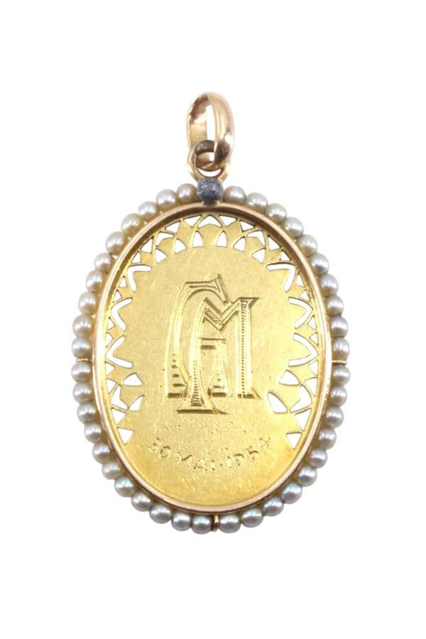MÉDAILLE VIERGE ANCIENNE — vue 3