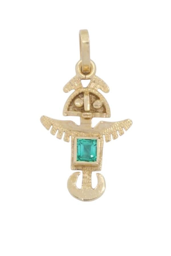 PENDENTIF VINTAGE INCA — vue 1