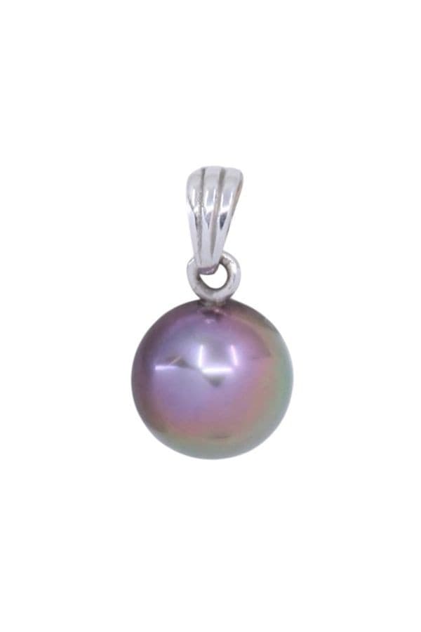 PENDENTIF PERLE NOIRE — vue 1