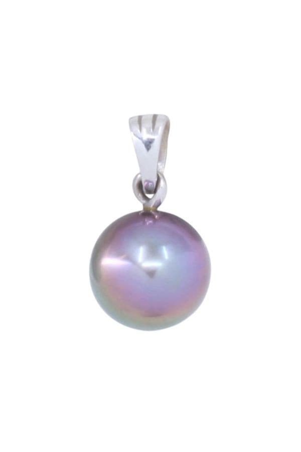 PENDENTIF PERLE NOIRE — vue 3