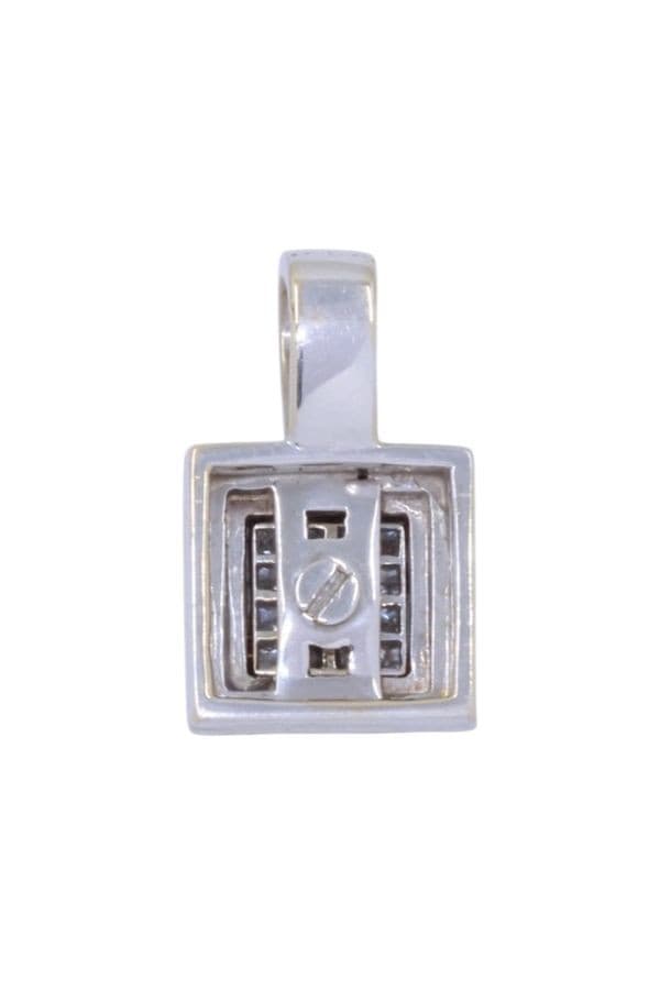 PENDENTIF MODERNE DIAMANTS — vue 3