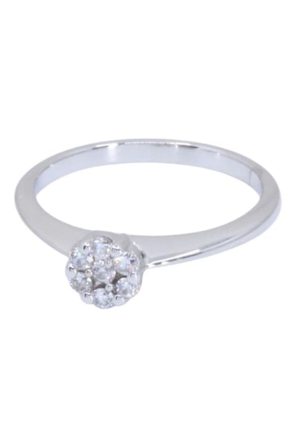 BAGUE MODERNE DIAMANTS — vue 6