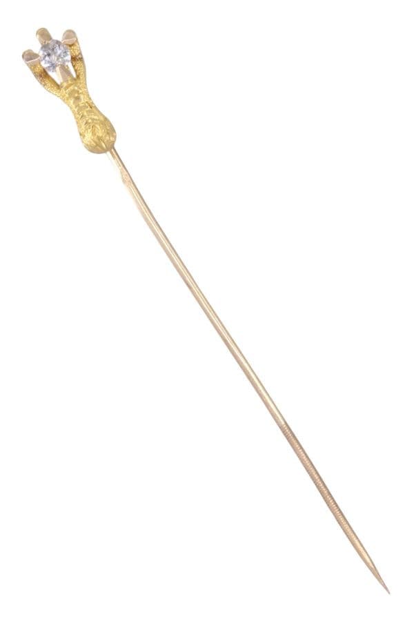 ÉPINGLE SERRE D'AIGLE DIAMANT
