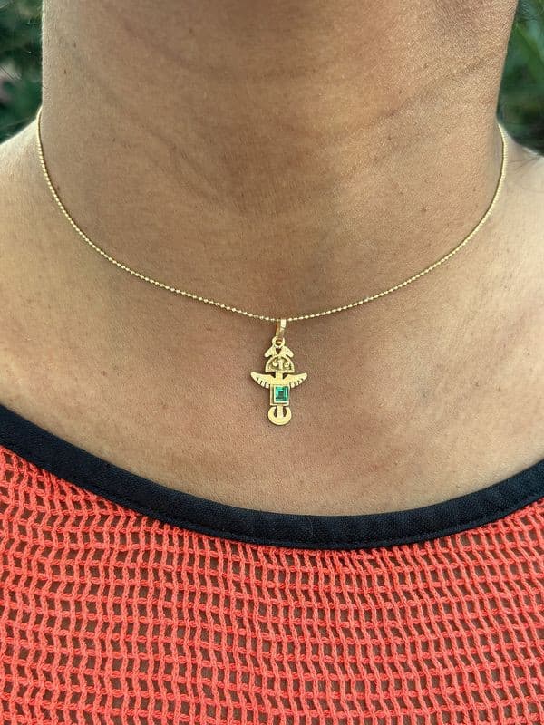 PENDENTIF VINTAGE INCA — vue 2