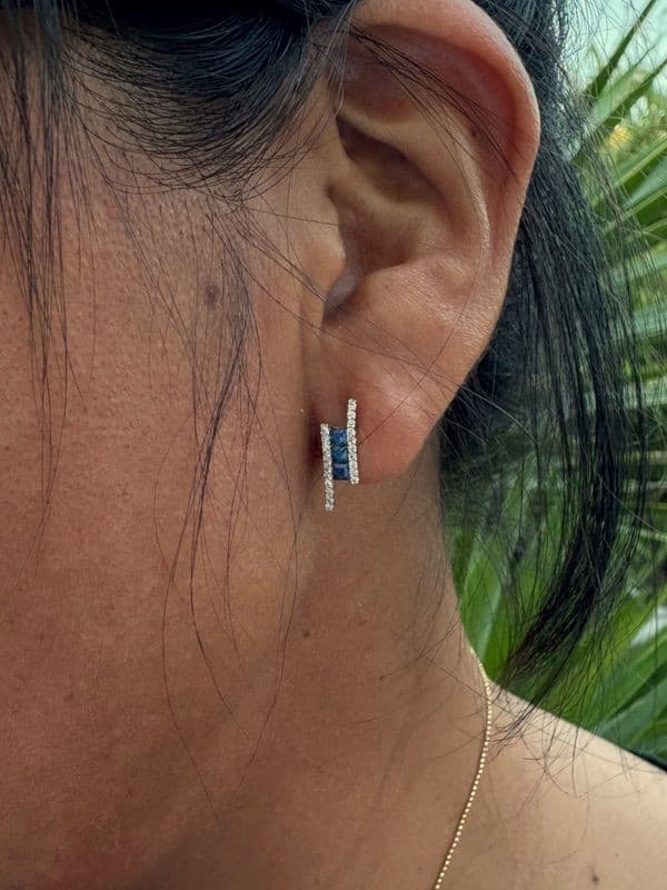 BOUCLES D'OREILLES MODERNES — vue 2