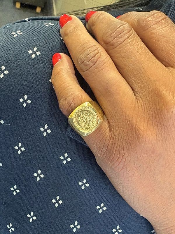 BAGUE 2 PESOS MEXICAIN — vue 2