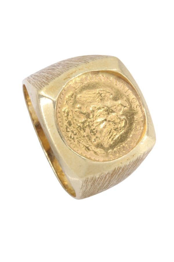 BAGUE 2 PESOS MEXICAIN — vue 5