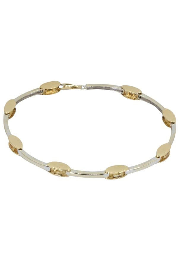 BRACELET ARTICULÉ CITRINES — vue 1