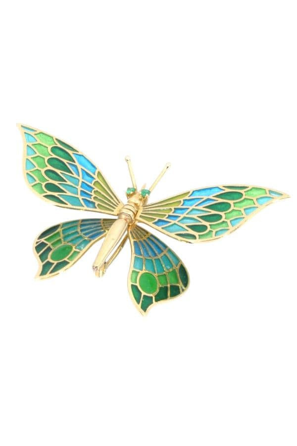 BROCHE PAPILLON PLIQUE À JOUR — vue 3
