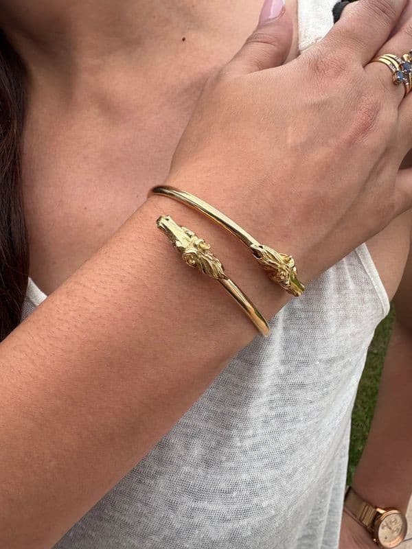 BRACELET JONC CHEVAUX — vue 2