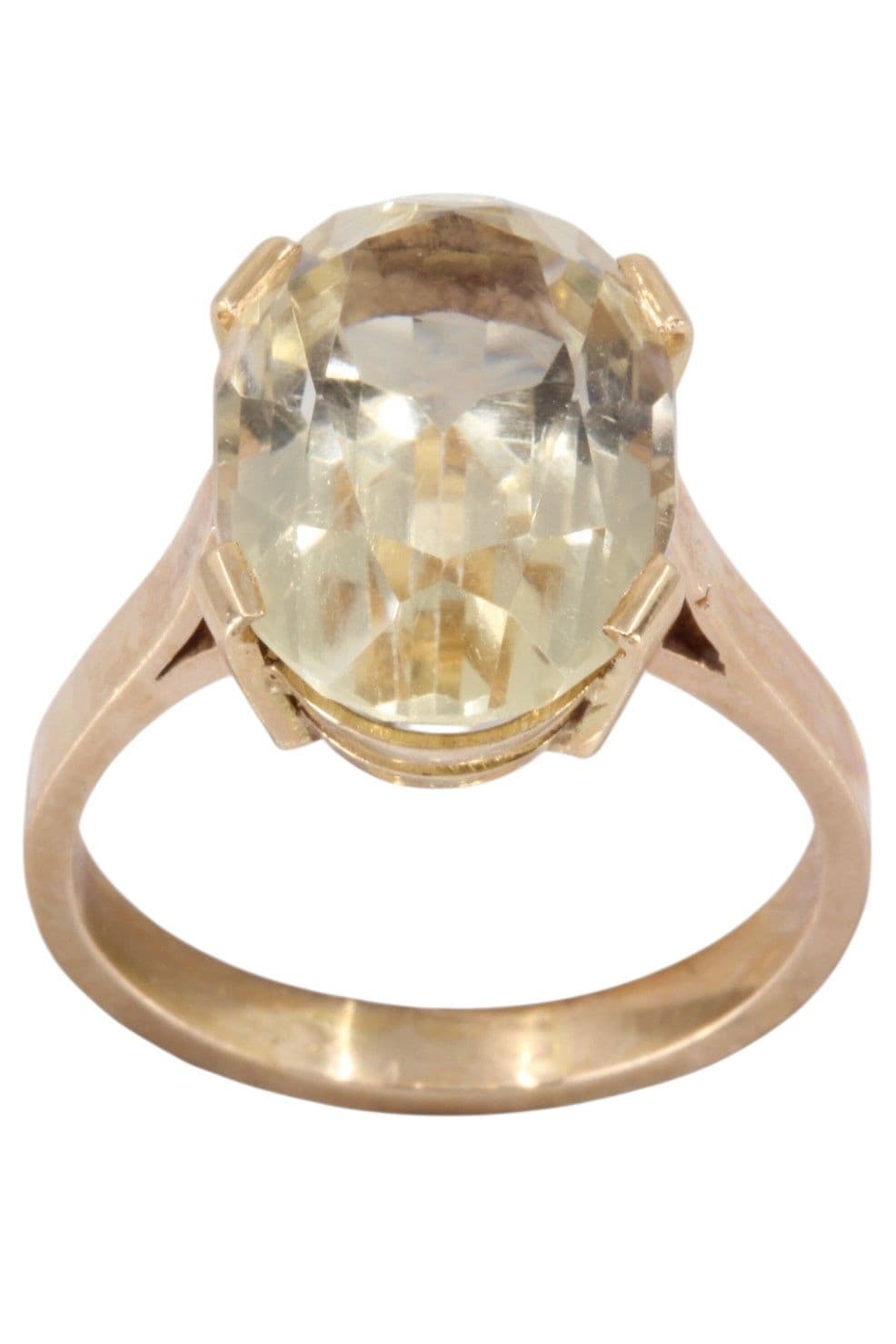 BAGUE MODERNE CITRINE — vue 1