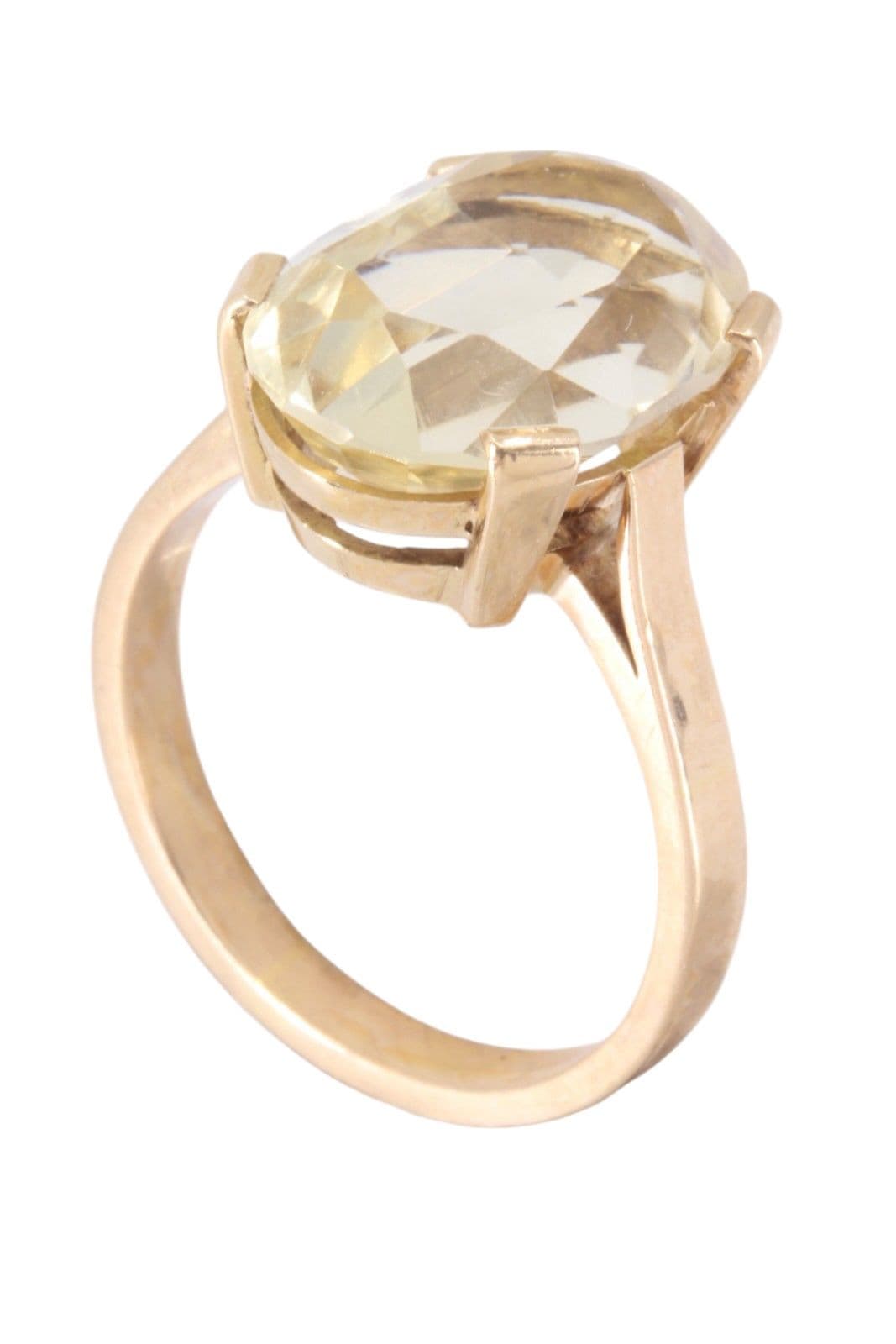 BAGUE MODERNE CITRINE — vue 4