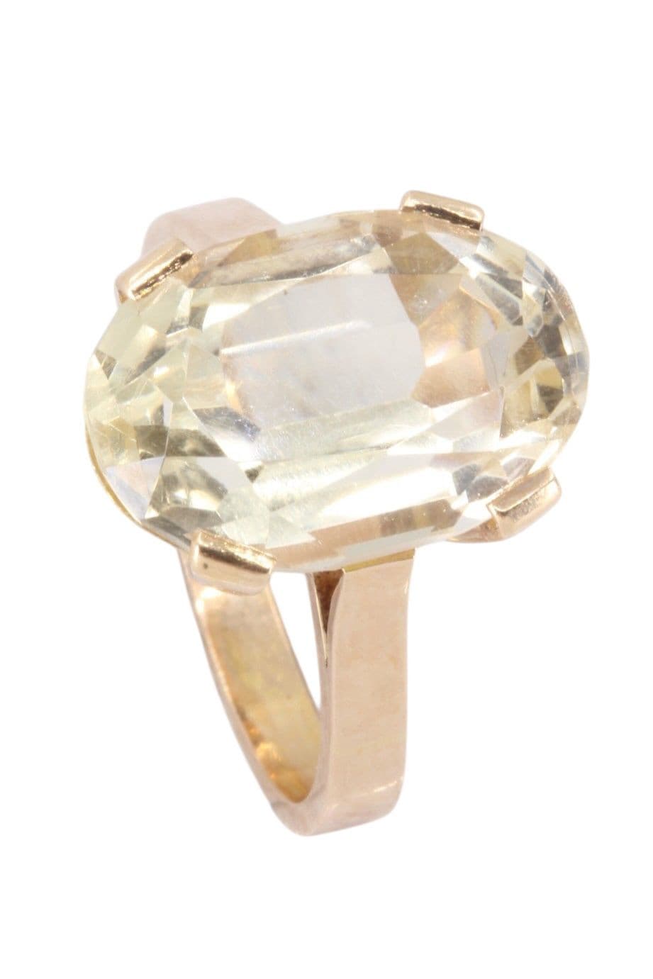 BAGUE MODERNE CITRINE — vue 5