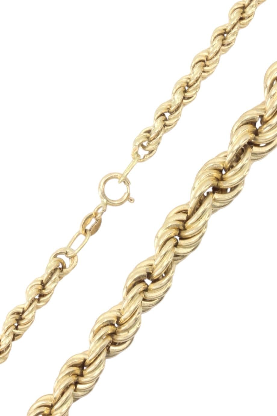 COLLIER ANCIEN MAILLE TORSADEE — vue 3