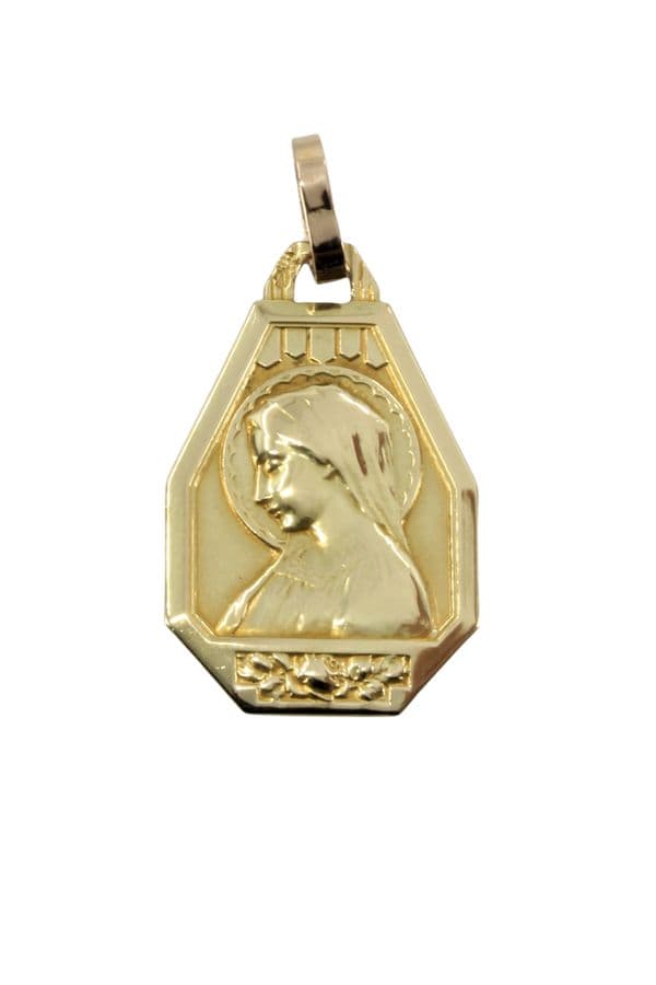 MÉDAILLE VIERGE ART-DÉCO — vue 1