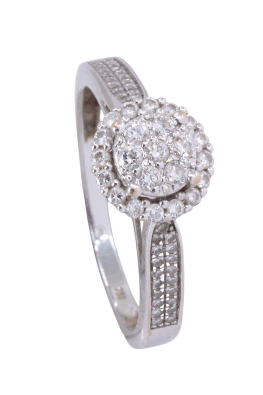 BAGUE MODERNE DIAMANTS — vue 5