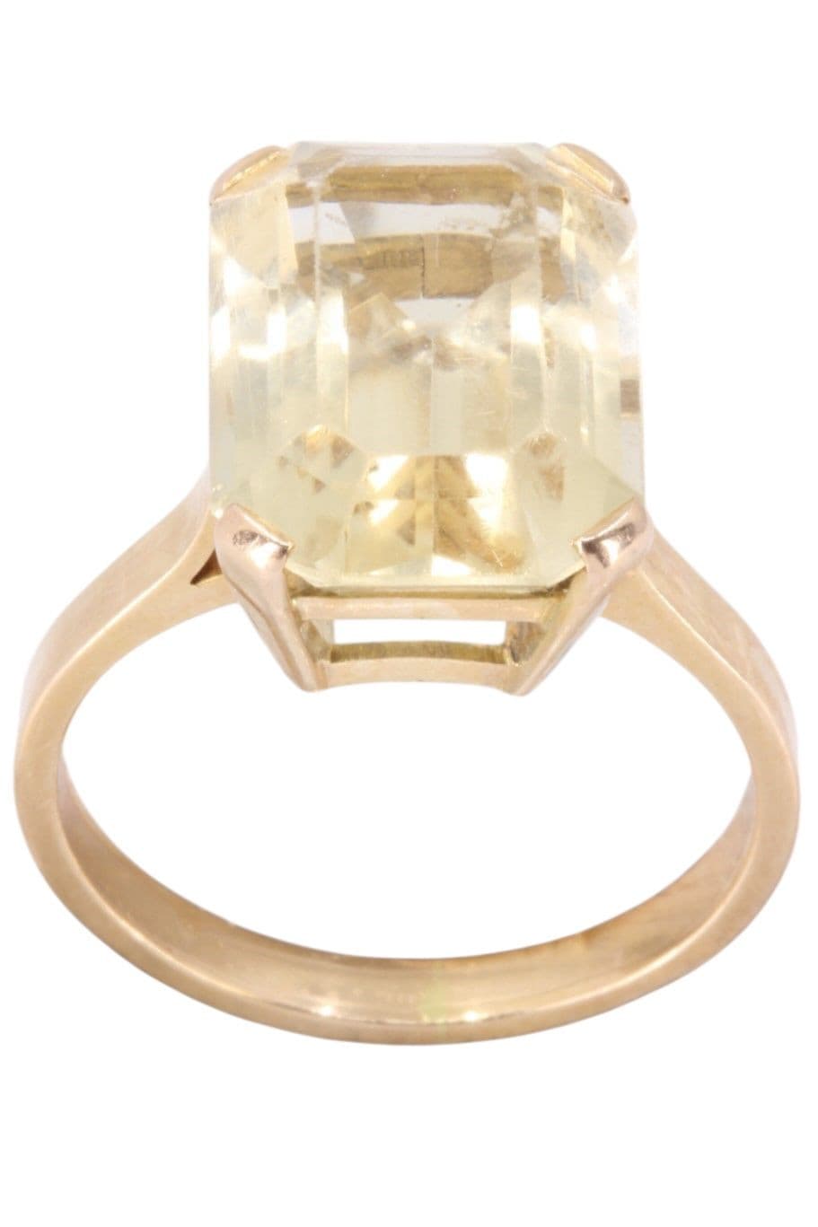 BAGUE MODERNE CITRINE — vue 1