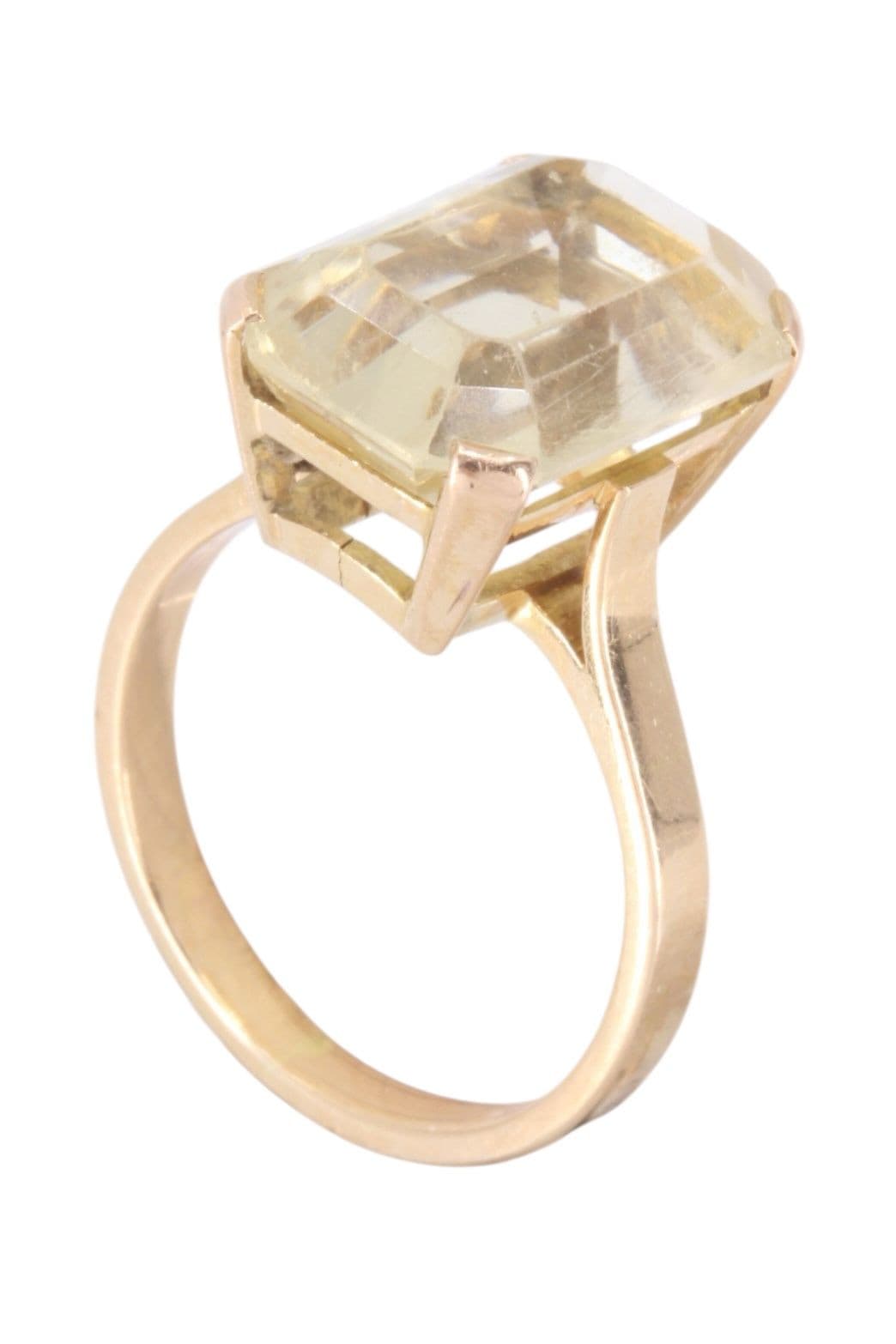 BAGUE MODERNE CITRINE — vue 4