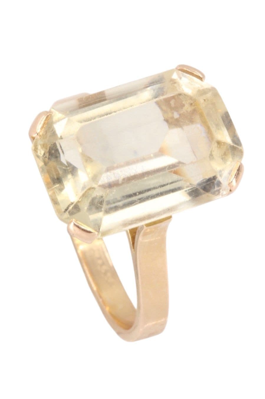 BAGUE MODERNE CITRINE — vue 5