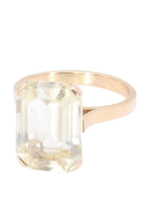 BAGUE MODERNE CITRINE — vue 6