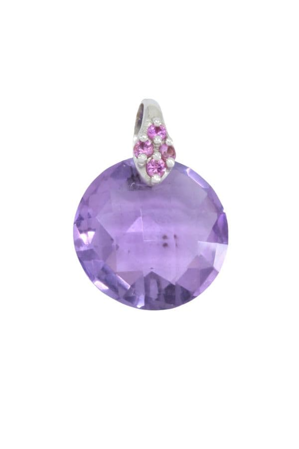 PENDENTIF AMÉTHYSTE MODERNE — vue 1