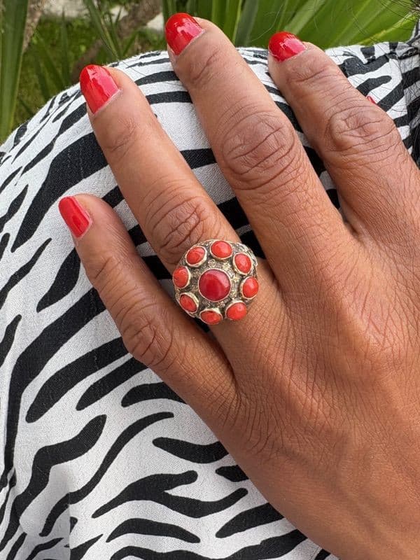 BAGUE CORAIL STYLE ÉTRUSQUE — vue 2