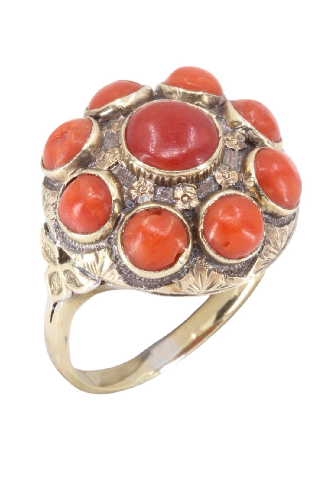 BAGUE CORAIL STYLE ÉTRUSQUE — vue 3