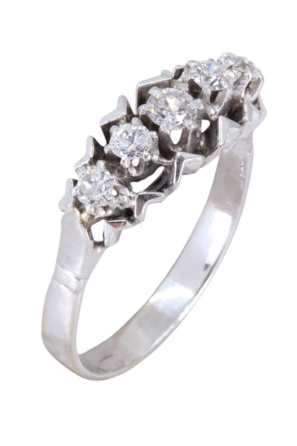 BAGUE JARRETIÈRE DIAMANTS — vue 3