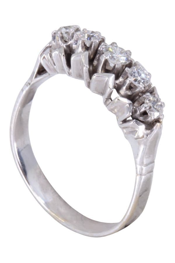 BAGUE JARRETIÈRE DIAMANTS — vue 4