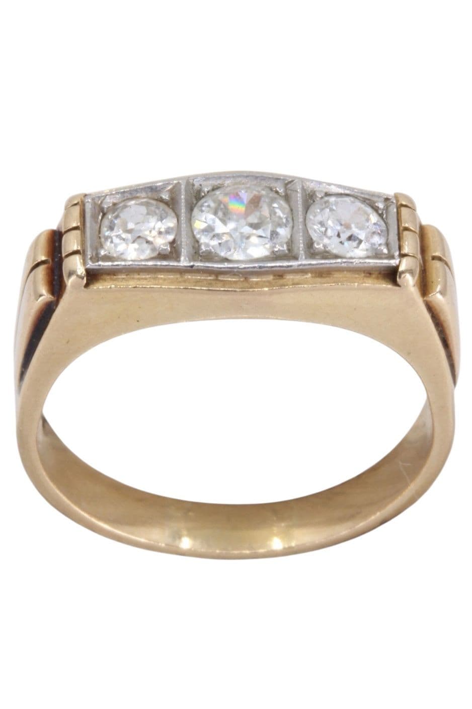 BAGUE ART-DÉCO DIAMANTS