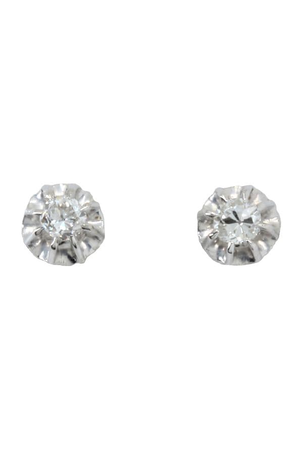 BOUCLES D'OREILLES CLOUS DIAMANTS