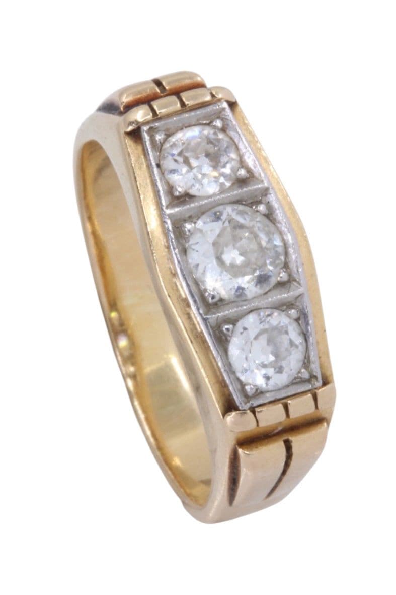 BAGUE ART-DÉCO DIAMANTS — vue 5