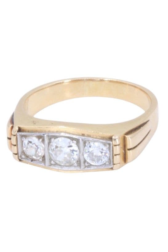BAGUE ART-DÉCO DIAMANTS — vue 6