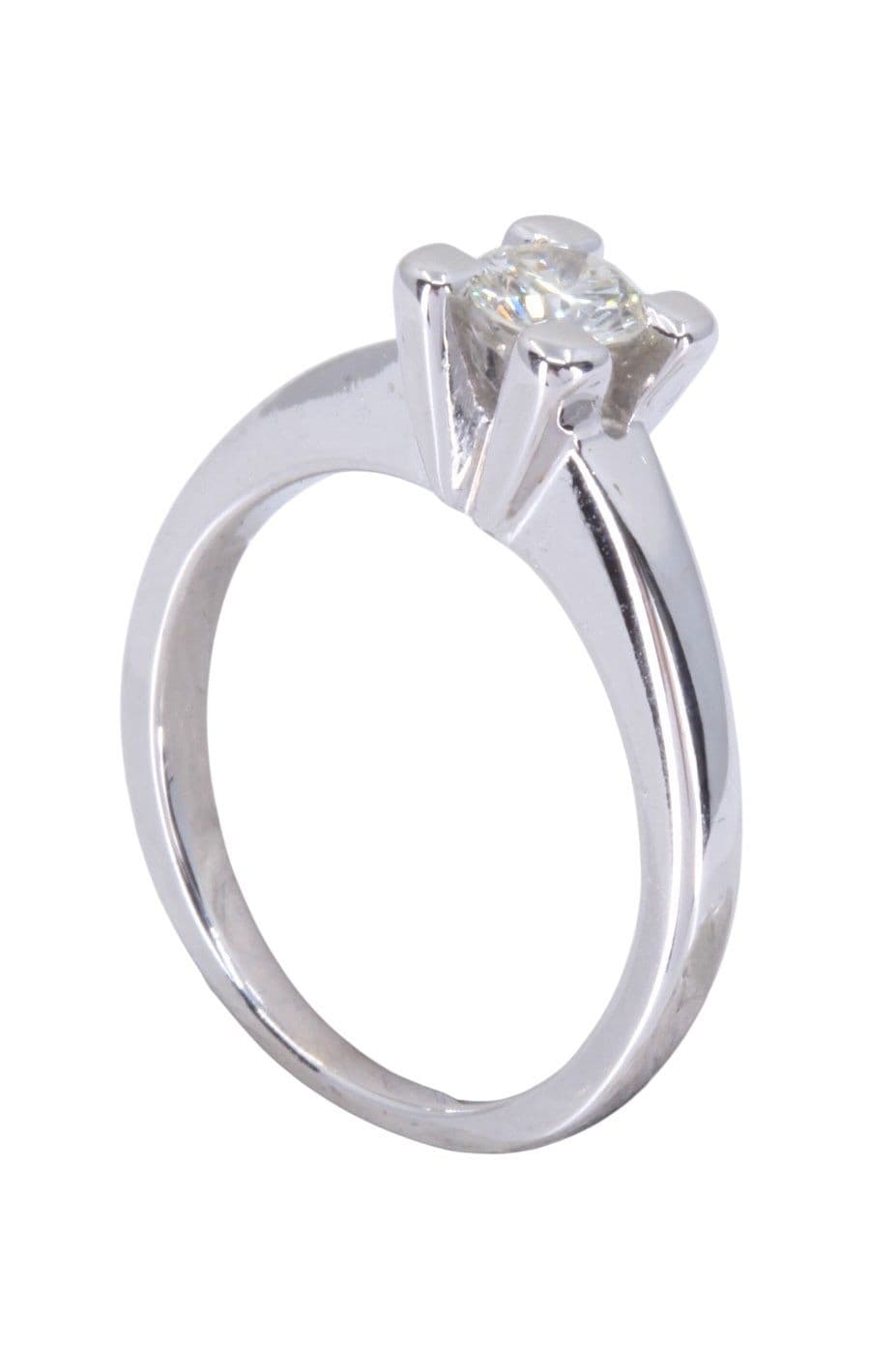 SOLITAIRE MODERNE DIAMANT 0.40 CARAT — vue 3