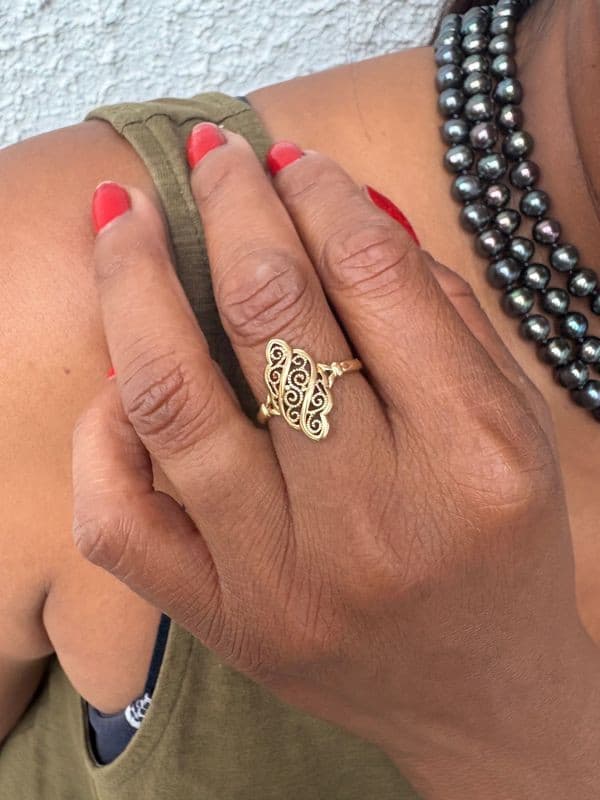 BAGUE FILIGRANE — vue 5
