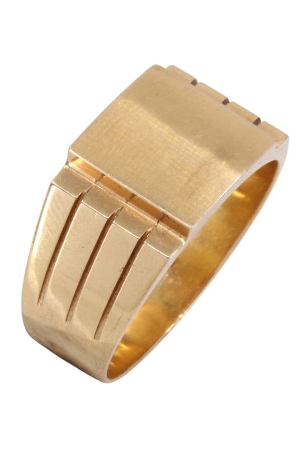 BAGUE CHEVALIÈRE MODERNE — vue 3