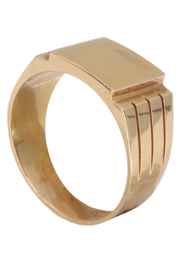 BAGUE CHEVALIÈRE MODERNE — vue 4