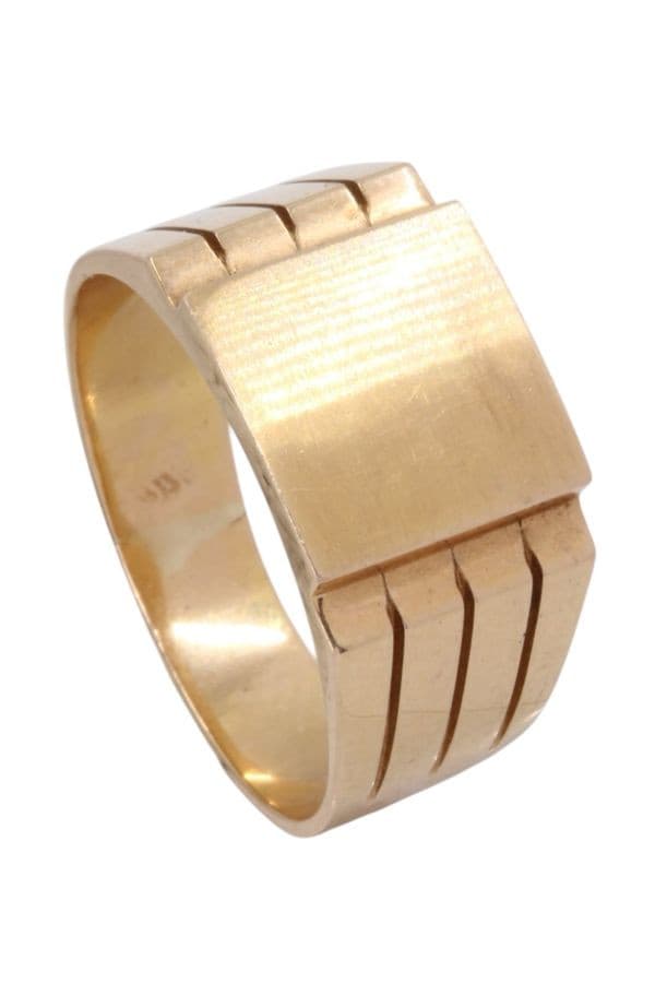 BAGUE CHEVALIÈRE MODERNE — vue 5