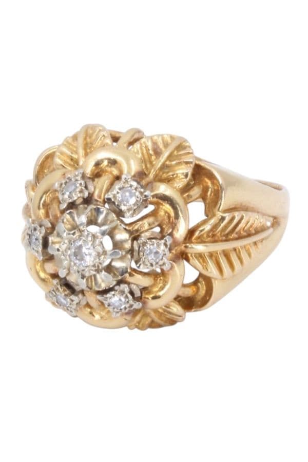 BAGUE DIAMANTS 50' — vue 3
