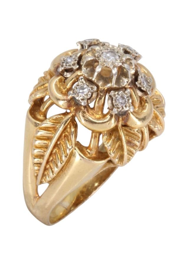 BAGUE DIAMANTS 50' — vue 4