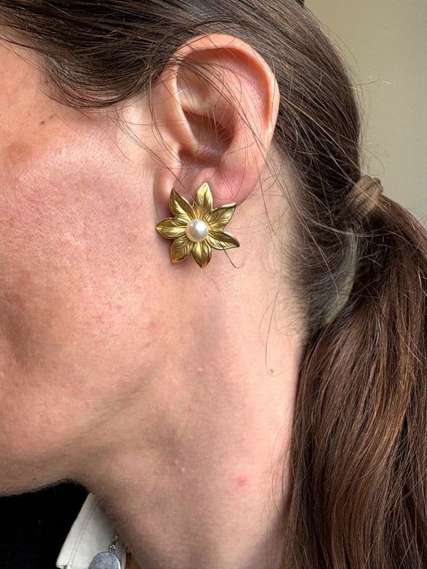 BOUCLES D'OREILLES PERLES — vue 2