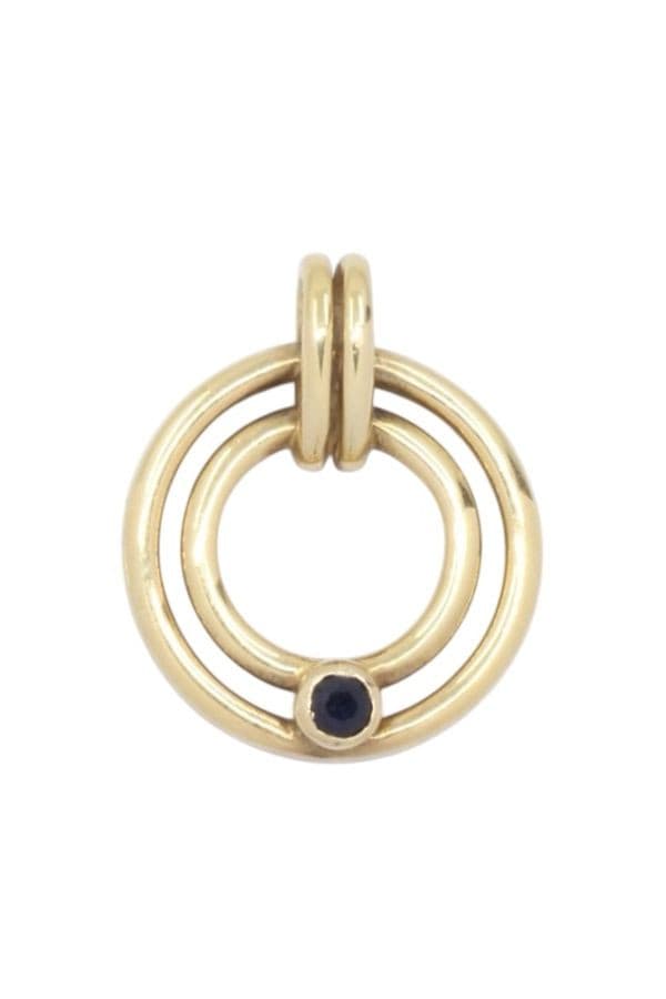 PENDENTIF MODERNE SAPHIR — vue 1