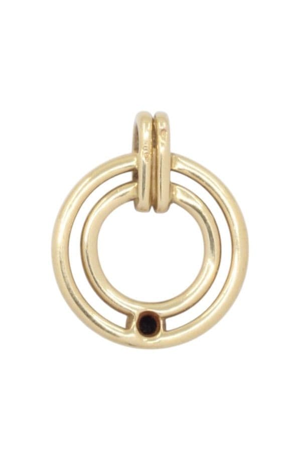 PENDENTIF MODERNE SAPHIR — vue 3