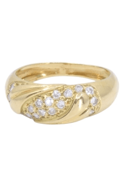 BAGUE MODERNE DIAMANTS — vue 6