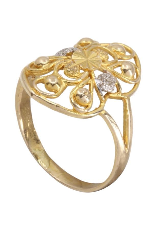 BAGUE MODERNE AJOURÉE — vue 4